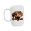 Rhodesian Ridgeback Peeking Dog Mug – Dog Lover Coffee Mug – 11oz/15oz Ceramic Mug - 10204_3_left.jpg Rhodesian Ridgeback Peeking Dog Mug – Dog Lover Coffee Mug – 11oz/15oz Ceramic Mug