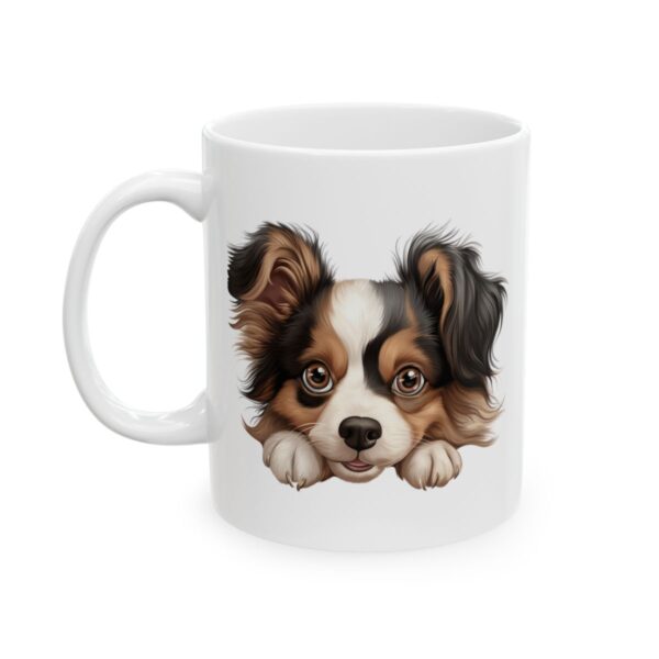 Papillon Peeking Dog Mug – Dog Lover Coffee Mug – 11oz/15oz Ceramic Mug - 10210_1_left.jpg Papillon Peeking Dog Mug – Dog Lover Coffee Mug – 11oz/15oz Ceramic Mug