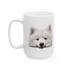 Samoyed Peeking Dog Mug – Dog Lover Coffee Mug – 11oz/15oz Ceramic Mug - 10216_3_left.jpg Samoyed Peeking Dog Mug – Dog Lover Coffee Mug – 11oz/15oz Ceramic Mug