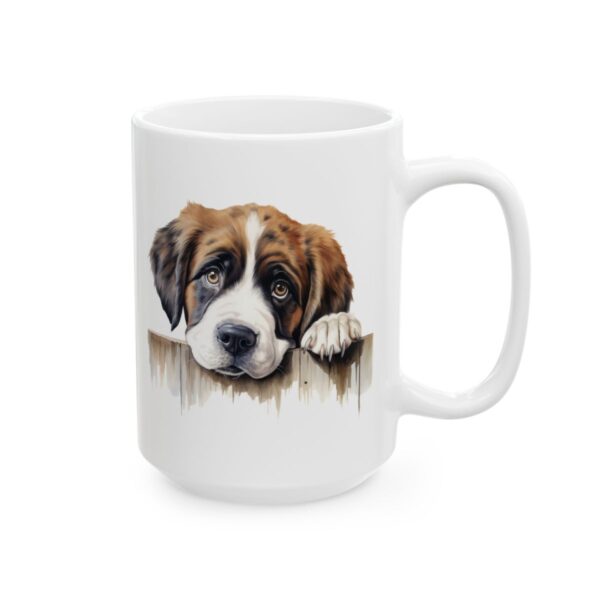 Saint Bernard Peeking Dog Mug – Dog Lover Coffee Mug – 11oz/15oz Ceramic Mug - 10222_2_right.jpg Saint Bernard Peeking Dog Mug – Dog Lover Coffee Mug – 11oz/15oz Ceramic Mug