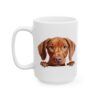 Vizsla Peeking Dog Mug – Dog Lover Coffee Mug – 11oz/15oz Ceramic Mug - 10269_3_left.jpg Vizsla Peeking Dog Mug – Dog Lover Coffee Mug – 11oz/15oz Ceramic Mug