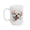 Maltese Peeking Dog Mug – Dog Lover Coffee Mug – 11oz/15oz Ceramic Mug - 10273_3_left.jpg Maltese Peeking Dog Mug – Dog Lover Coffee Mug – 11oz/15oz Ceramic Mug