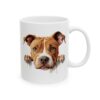 American Pit Bull Terrier Peeking Dog Mug – Dog Lover Coffee Mug – 11oz/15oz Ceramic Mug - 10279_0_right.jpg American Pit Bull Terrier Peeking Dog Mug – Dog Lover Coffee Mug – 11oz/15oz Ceramic Mug