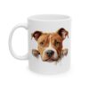 American Pit Bull Terrier Peeking Dog Mug – Dog Lover Coffee Mug – 11oz/15oz Ceramic Mug - 10279_1_left.jpg American Pit Bull Terrier Peeking Dog Mug – Dog Lover Coffee Mug – 11oz/15oz Ceramic Mug