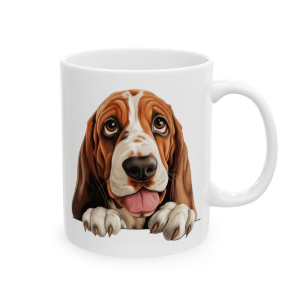Basset Hound Peeking Dog Mug – Dog Lover Coffee Mug – 11oz/15oz Ceramic Mug - 10285_0_right.jpg Basset Hound Peeking Dog Mug – Dog Lover Coffee Mug – 11oz/15oz Ceramic Mug