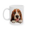 Basset Hound Peeking Dog Mug – Dog Lover Coffee Mug – 11oz/15oz Ceramic Mug - 10285_1_left.jpg Basset Hound Peeking Dog Mug – Dog Lover Coffee Mug – 11oz/15oz Ceramic Mug