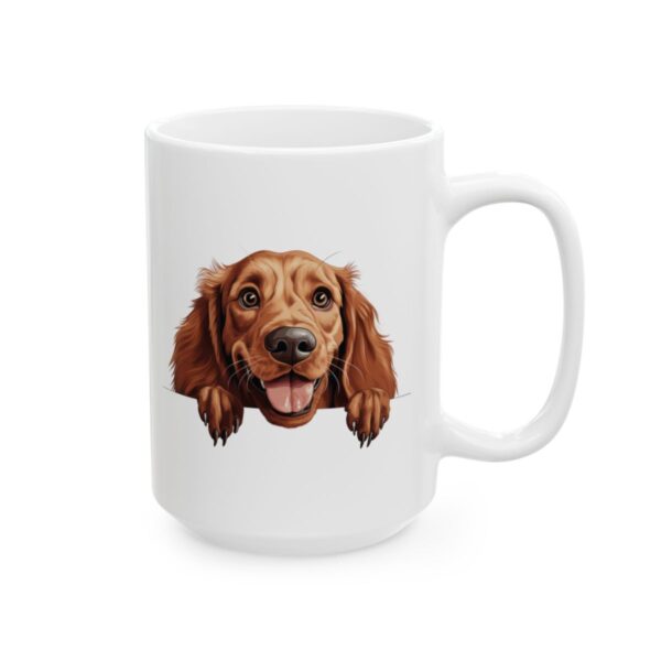 Irish Setter Peeking Dog Mug – Dog Lover Coffee Mug – 11oz/15oz Ceramic Mug - 10309_2_right.jpg Irish Setter Peeking Dog Mug – Dog Lover Coffee Mug – 11oz/15oz Ceramic Mug