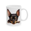 Miniature Pinscher Peeking Dog Mug – Dog Lover Coffee Mug – 11oz/15oz Ceramic Mug - 10331_0_right.jpg Miniature Pinscher Peeking Dog Mug – Dog Lover Coffee Mug – 11oz/15oz Ceramic Mug