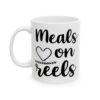 Meals on Reels Fishing Mug – Funny Fishing Coffee Mug – 11oz/15oz Ceramic Mug