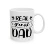 Real Great Dad Fishing Mug – Funny Fishing Coffee Mug – 11oz/15oz Ceramic Mug