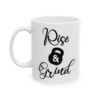 Rise and Grind Gym Mug – Funny Workout Coffee Mug – 11oz/15oz Ceramic Mug