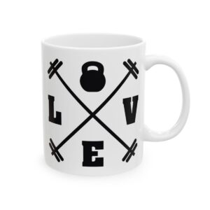 Love Kettlebell Barbells Gym Mug – Funny Workout Coffee Mug – 11oz/15oz Ceramic Mug - 10597_0_right.jpg Love Kettlebell Barbells Gym Mug – Funny Workout Coffee Mug – 11oz/15oz Ceramic Mug