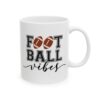 Football Vibes Football Mug – Football Fan Coffee Mug – 11oz/15oz Ceramic Mug