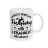 Weekend Forecast Fishing with a Chance of Drinking Fishing Mug – Funny Fishing Coffee Mug – 11oz/15oz Ceramic Mug