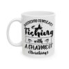 Weekend Forecast Fishing with a Chance of Drinking Fishing Mug – Funny Fishing Coffee Mug – 11oz/15oz Ceramic Mug