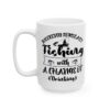 Weekend Forecast Fishing with a Chance of Drinking Fishing Mug – Funny Fishing Coffee Mug – 11oz/15oz Ceramic Mug