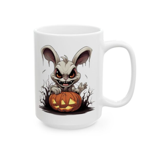 Scary Bunny Jack-o’-Lantern Halloween Mug – Cute Pumpkin Coffee Mug – 11oz/15oz Ceramic Mug - 10966_2_right.jpg Scary Bunny Jack-o'-Lantern Halloween Mug – Cute Pumpkin Coffee Mug – 11oz/15oz Ceramic Mug