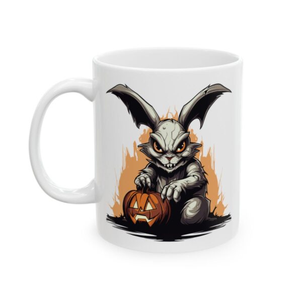 Zombie Bunny with Bat Ears and Pumpkin Halloween Mug – Cute Pumpkin Coffee Mug – 11oz/15oz Ceramic Mug - 10969_1_left.jpg Zombie Bunny with Bat Ears and Pumpkin Halloween Mug – Cute Pumpkin Coffee Mug – 11oz/15oz Ceramic Mug