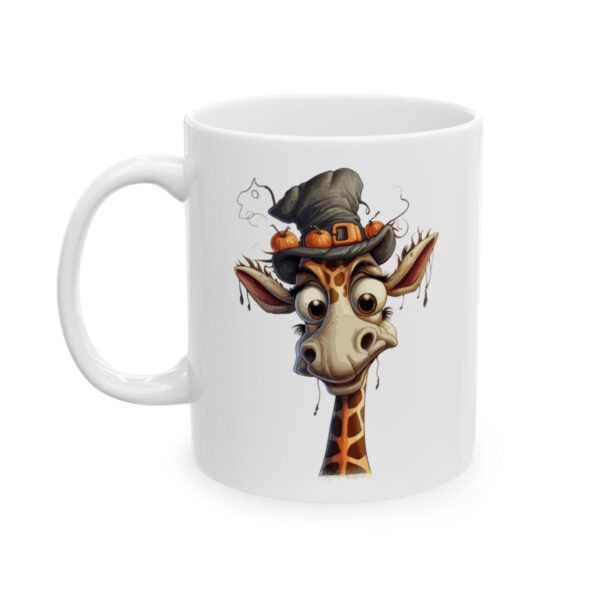 Giraffe in a Witch Hat with Pumpkin Halloween Mug – Cute Pumpkin Coffee Mug – 11oz/15oz Ceramic Mug - 10972_1_left.jpg Giraffe in a Witch Hat with Pumpkin Halloween Mug – Cute Pumpkin Coffee Mug – 11oz/15oz Ceramic Mug