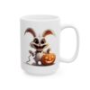 Spooky Bunny in a Suit with Pumpkin Halloween Mug – Cute Pumpkin Coffee Mug – 11oz/15oz Ceramic Mug - 10975_2_right.jpg Spooky Bunny in a Suit with Pumpkin Halloween Mug – Cute Pumpkin Coffee Mug – 11oz/15oz Ceramic Mug