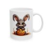 Gray Bunny with Pumpkin Halloween Mug – Cute Pumpkin Coffee Mug – 11oz/15oz Ceramic Mug - 10978_0_right.jpg Gray Bunny with Pumpkin Halloween Mug – Cute Pumpkin Coffee Mug – 11oz/15oz Ceramic Mug