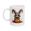 Gray Bunny with Pumpkin Halloween Mug – Cute Pumpkin Coffee Mug – 11oz/15oz Ceramic Mug - 10978_1_left.jpg Gray Bunny with Pumpkin Halloween Mug – Cute Pumpkin Coffee Mug – 11oz/15oz Ceramic Mug