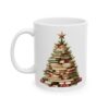 Christmas Book Tree Design 9 Mug – Book Lover Christmas Coffee Mug – 11oz/15oz Ceramic Mug