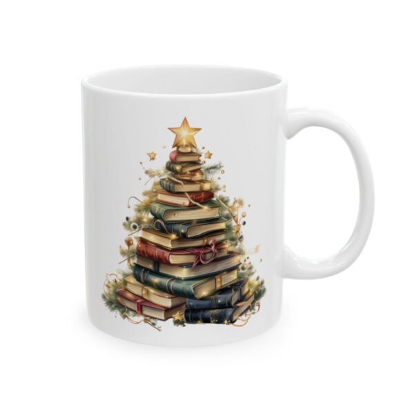 Christmas Book Tree Design 8 Mug – Book Lover Christmas Coffee Mug – 11oz/15oz Ceramic Mug - 11006_0_right.jpg Christmas Book Tree Design 8 Mug – Book Lover Christmas Coffee Mug – 11oz/15oz Ceramic Mug