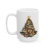 Christmas Book Tree Design 6 Mug – Book Lover Christmas Coffee Mug – 11oz/15oz Ceramic Mug