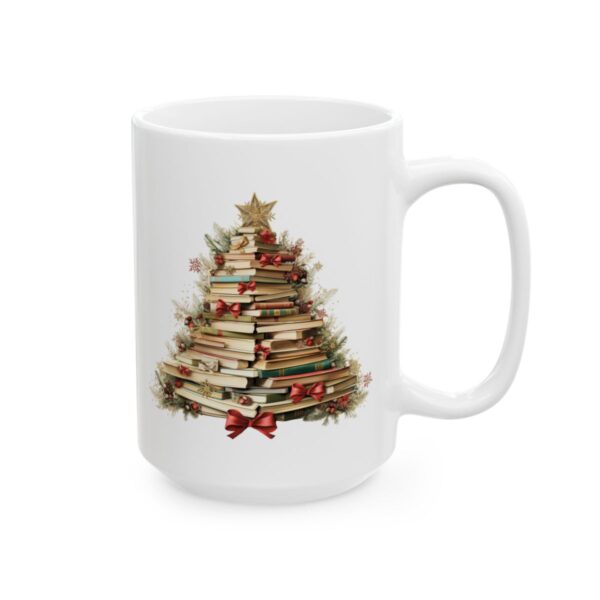 Christmas Book Tree Design 3 Mug – Book Lover Christmas Coffee Mug – 11oz/15oz Ceramic Mug - 11030_2_right.jpg Christmas Book Tree Design 3 Mug – Book Lover Christmas Coffee Mug – 11oz/15oz Ceramic Mug