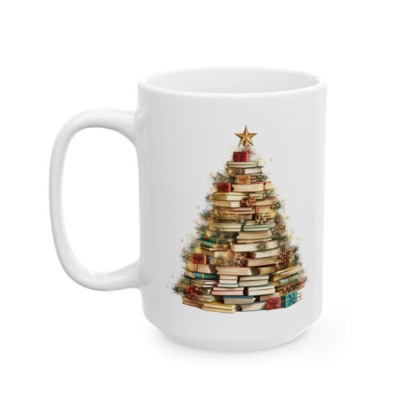Christmas Book Tree Design 2 Mug – Book Lover Christmas Coffee Mug – 11oz/15oz Ceramic Mug - 11036_3_left.jpg Christmas Book Tree Design 2 Mug – Book Lover Christmas Coffee Mug – 11oz/15oz Ceramic Mug