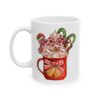 Red Plaid Bow and Bells Hot Cocoa Christmas Drink Mug – Holiday Coffee Lover Mug – 11oz/15oz Ceramic Mug - 11051_1_left.jpg Red Plaid Bow and Bells Hot Cocoa Christmas Drink Mug – Holiday Coffee Lover Mug – 11oz/15oz Ceramic Mug