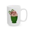 Green Plaid Peppermint Hot Chocolate Christmas Drink Mug – Holiday Coffee Lover Mug – 11oz/15oz Ceramic Mug - 11057_2_right.jpg Green Plaid Peppermint Hot Chocolate Christmas Drink Mug – Holiday Coffee Lover Mug – 11oz/15oz Ceramic Mug