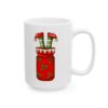 Elf Legs Holly Jar Christmas Drink Mug – Holiday Coffee Lover Mug – 11oz/15oz Ceramic Mug - 11060_2_right.jpg Elf Legs Holly Jar Christmas Drink Mug – Holiday Coffee Lover Mug – 11oz/15oz Ceramic Mug