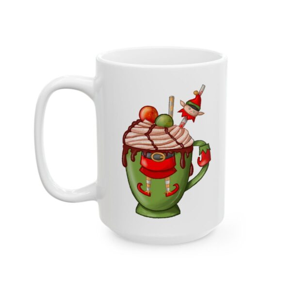 Elf Hot Cocoa Mug Christmas Drink Mug – Holiday Coffee Lover Mug – 11oz/15oz Ceramic Mug - 11555_3_left.jpg Elf Hot Cocoa Mug Christmas Drink Mug – Holiday Coffee Lover Mug – 11oz/15oz Ceramic Mug