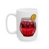 Cranberry Orange Christmas Sangria Christmas Drink Mug – Holiday Coffee Lover Mug – 11oz/15oz Ceramic Mug