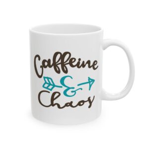 Caffeine and Chaos Coffee Lover Mug – Funny Coffee Mug – 11oz/15oz Ceramic Mug - 11699_0_right.jpg Caffeine and Chaos Coffee Lover Mug – Funny Coffee Mug – 11oz/15oz Ceramic Mug