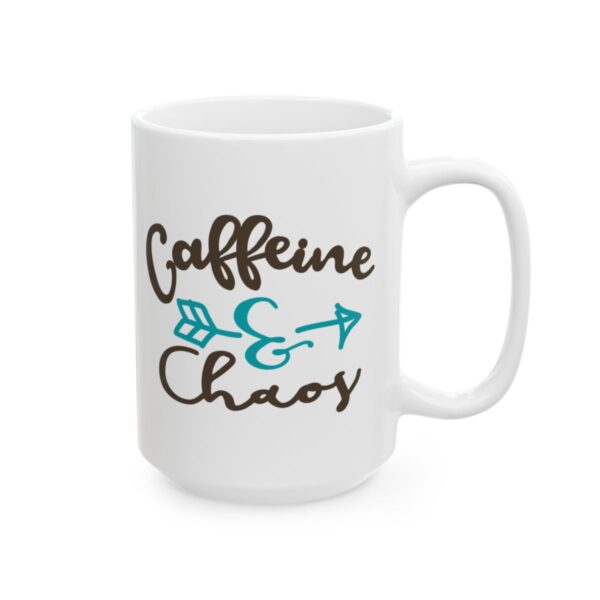 Caffeine and Chaos Coffee Lover Mug – Funny Coffee Mug – 11oz/15oz Ceramic Mug - 11699_2_right.jpg Caffeine and Chaos Coffee Lover Mug – Funny Coffee Mug – 11oz/15oz Ceramic Mug