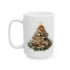 Christmas Book Tree Design 15 Mug – Book Lover Christmas Coffee Mug – 11oz/15oz Ceramic Mug