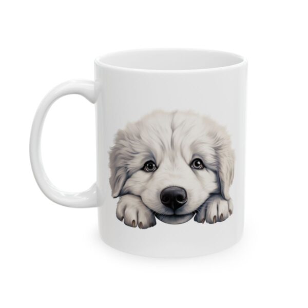 Great Pyrenees Peeking Dog Mug – Dog Lover Coffee Mug – 11oz/15oz Ceramic Mug - 12533_1_left.jpg Great Pyrenees Peeking Dog Mug – Dog Lover Coffee Mug – 11oz/15oz Ceramic Mug