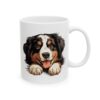 Bernese Mountain Dog Peeking Dog Mug – Dog Lover Coffee Mug – 11oz/15oz Ceramic Mug
