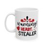 Warning! Heart Stealer Valentine's Day Mug – Valentine Coffee Mug – 11oz/15oz Ceramic Mug