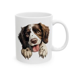 English Springer Spaniel Peeking Dog Mug – Dog Lover Coffee Mug – 11oz/15oz Ceramic Mug - 12617_0_right.jpg English Springer Spaniel Peeking Dog Mug – Dog Lover Coffee Mug – 11oz/15oz Ceramic Mug