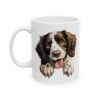 English Springer Spaniel Peeking Dog Mug – Dog Lover Coffee Mug – 11oz/15oz Ceramic Mug - 12617_1_left.jpg English Springer Spaniel Peeking Dog Mug – Dog Lover Coffee Mug – 11oz/15oz Ceramic Mug