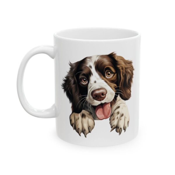 English Springer Spaniel Peeking Dog Mug – Dog Lover Coffee Mug – 11oz/15oz Ceramic Mug - 12617_1_left.jpg English Springer Spaniel Peeking Dog Mug – Dog Lover Coffee Mug – 11oz/15oz Ceramic Mug