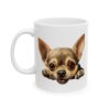 Chihuahua Peeking Dog Mug – Dog Lover Coffee Mug – 11oz/15oz Ceramic Mug - 12626_1_left.jpg Chihuahua Peeking Dog Mug – Dog Lover Coffee Mug – 11oz/15oz Ceramic Mug