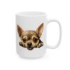 Chihuahua Peeking Dog Mug – Dog Lover Coffee Mug – 11oz/15oz Ceramic Mug - 12626_2_right.jpg Chihuahua Peeking Dog Mug – Dog Lover Coffee Mug – 11oz/15oz Ceramic Mug