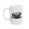 Pug Peeking Dog Mug – Dog Lover Coffee Mug – 11oz/15oz Ceramic Mug - 12629_3_left.jpg Pug Peeking Dog Mug – Dog Lover Coffee Mug – 11oz/15oz Ceramic Mug