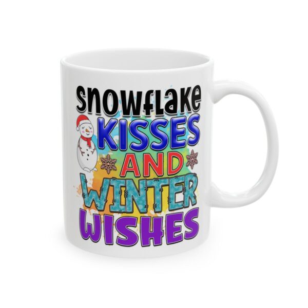 Snowflake Kisses and Winter Wishes Colorful Winter Mug – Cozy Winter Coffee Mug – 11oz/15oz Ceramic Mug - 14915_0_right.jpg Snowflake Kisses and Winter Wishes Colorful Winter Mug – Cozy Winter Coffee Mug – 11oz/15oz Ceramic Mug