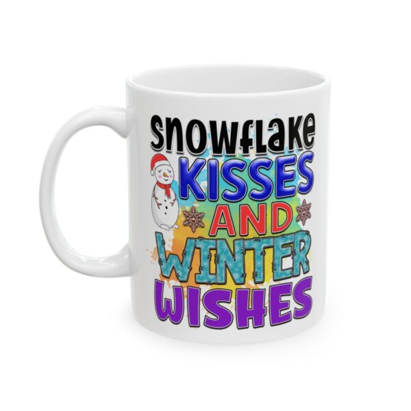 Snowflake Kisses and Winter Wishes Colorful Winter Mug – Cozy Winter Coffee Mug – 11oz/15oz Ceramic Mug - 14915_1_left.jpg Snowflake Kisses and Winter Wishes Colorful Winter Mug – Cozy Winter Coffee Mug – 11oz/15oz Ceramic Mug